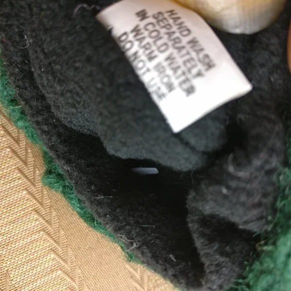 Fair Isle Wool Mittens 100%YAK Wool Fleece Lined Nordic Chunky Knit Mde in Nepal - Picture 7 of 11